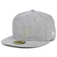 thumbnail image 1 of Gorra New Era 59FIFTY Ajustada Visera Plana Gris Jaspeado Talla 7 1/8, 1 of 5