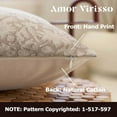 thumbnail image 2 of 1 PC Floral Throw Pillow Covers 18x18 Inch Farmhouse Pillows for Living Room Decorative Cream Oatmeal, 2 of 8