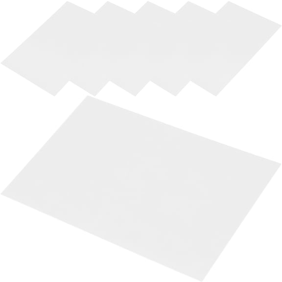 GOOHOCHY Aluminum Sublimation Blank Photo Sign Silver 6Pcs 15.00X10.00X0.10Cm