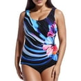 thumbnail image 1 of Ketyyh-chn99 One Piece Swimsuits pour Femmes Robe de Bain pour Femmes Contrôle du Ventre One Piece Jupe Maillot de Bain Robe de Natation Contrôle du Ventre Maillot de Bain Rouge,4TG, 1 of 4