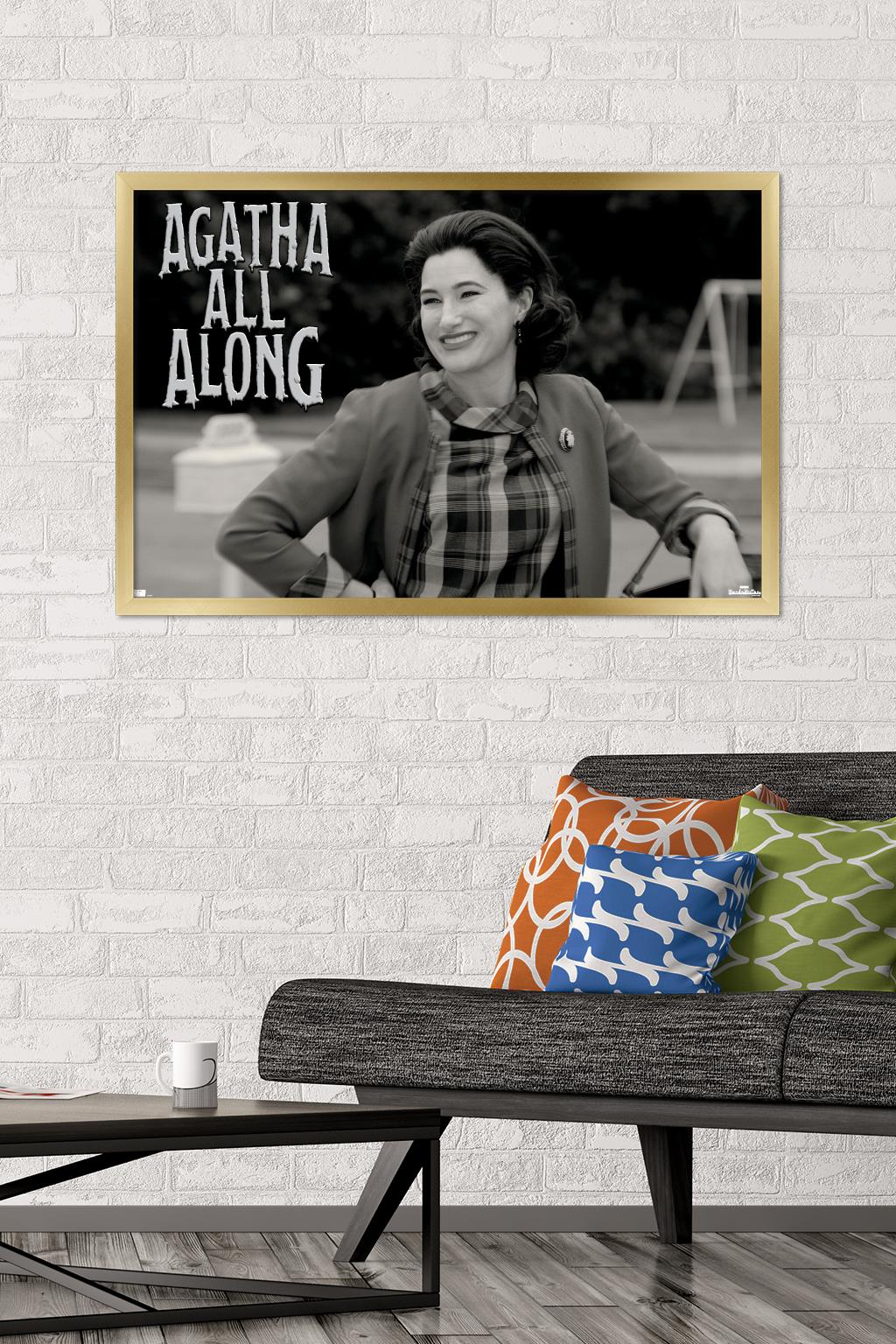Marvel WandaVision - Agatha All Along Wall Poster, 22.375" x 34", Framed