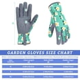 thumbnail image 4 of HOMEIORA Womens Gardening Weeding Working Gloves, Leather Garden Glove for Women Thorn Proof No Stab for Digging, Planting, Pruning, M, 1 Pair, 4 of 7