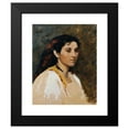 thumbnail image 2 of Rudolf Schick 15x18 Black Modern Framed Museum Art Print Titled - Head of a Roman Woman, 2 of 5
