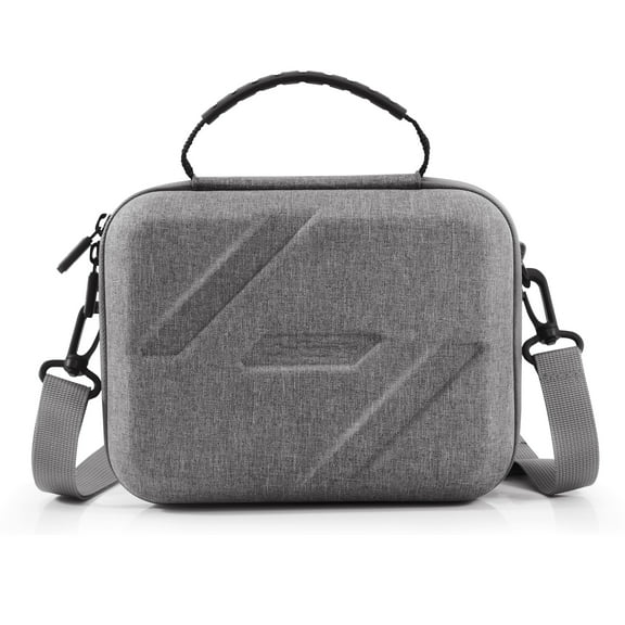 Travel Carrying Case for Insta360 Go Ultra, Portable Action Camera Nylon Storage Case with Shoulder Strap and Handle for Travel, Large Hard Shell for Camera Selfie Stick and Other Accessories