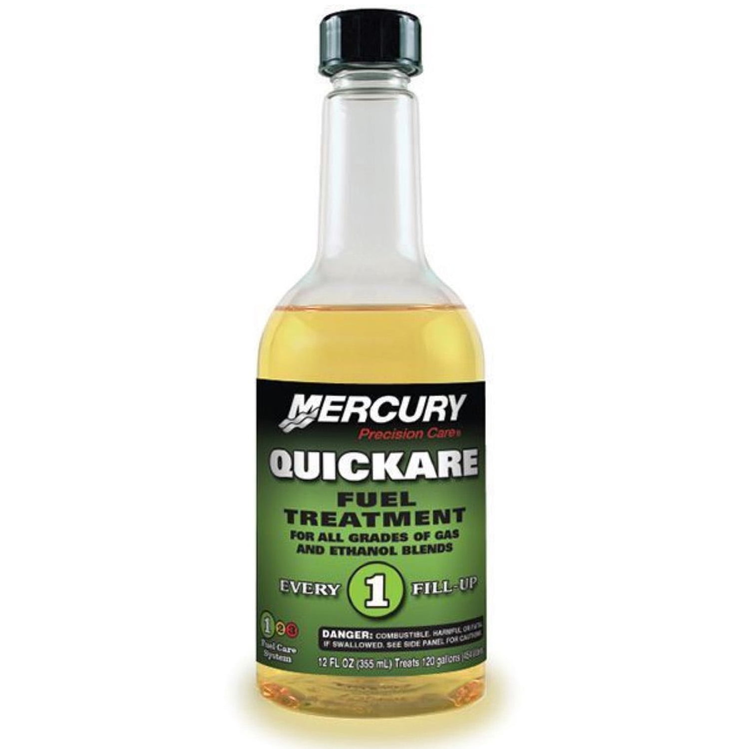 Mercury Quicksilver Quikcare Fuel System Treatment 92-8M0047930 Quick Care Gas