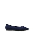 thumbnail image 2 of Womens knit pointed toe flats comfortable slip on dress shoes for office or business wear, 2 of 6