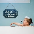 thumbnail image 4 of Farmhouse Bathroom Decor Sign Fresh Soap Water Natural Wood Hanging Plaque Rustic Bathroom Wall Decorations Sign for Wall Art Decoration Restroom Bathroom, 4 of 9