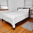 thumbnail image 3 of Pacific Linens 200 Thread Count White Cotton Blend Polyester Flat Sheet King Size, 3 of 7