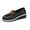 Black, variant on Women'S Driver Shoes Faux Suede Low Heel Comfort Slip-On Loafers Us 5.5 Foot Length 9.06 Inches