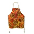 thumbnail image 1 of Flaming Hot Charcoal Grilled Steak Pattern All Over Apron, 1 of 1