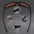 thumbnail image 3 of Gafas de sol KastKing Skidaway Polarized Sport para hombre y mujer, 3 of 7
