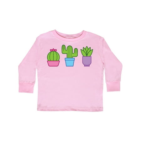 

Inktastic Cactus and Plants Gift Toddler Boy or Toddler Girl Long Sleeve T-Shirt