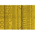 thumbnail image 1 of Ahgly Company Indoor Rectangle Oriental Yellow Industrial Area Rugs, 6' x 9', 1 of 4