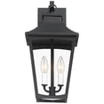 thumbnail image 6 of John Timberland Tagua 17 1/4" High Textured Black 2-Light Outdoor Wall Lantern Light, 6 of 9