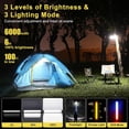 thumbnail image 2 of Lagwa 32cm 5.5W LED Camping Light, 2-in-1 Dimmable Mosquito Repellent Lamp, Rechargeable Portable Outdoor Lantern for Camping, Patio, Emergency, 2 of 8