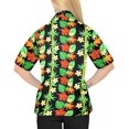 thumbnail image 2 of HAPPY BAY Hawaiian Shirts Womens Floral Summer Beach Party Blouse Shirt Tropical Blouses Short Sleeve Vacation Button up Dress Shirts Dresses for Women M Tropical, Black, 2 of 5