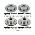 thumbnail image 3 of Power Stop Front and Rear Stock Replacement Brake Pad and Rotor Kit KOE2121, 3 of 8