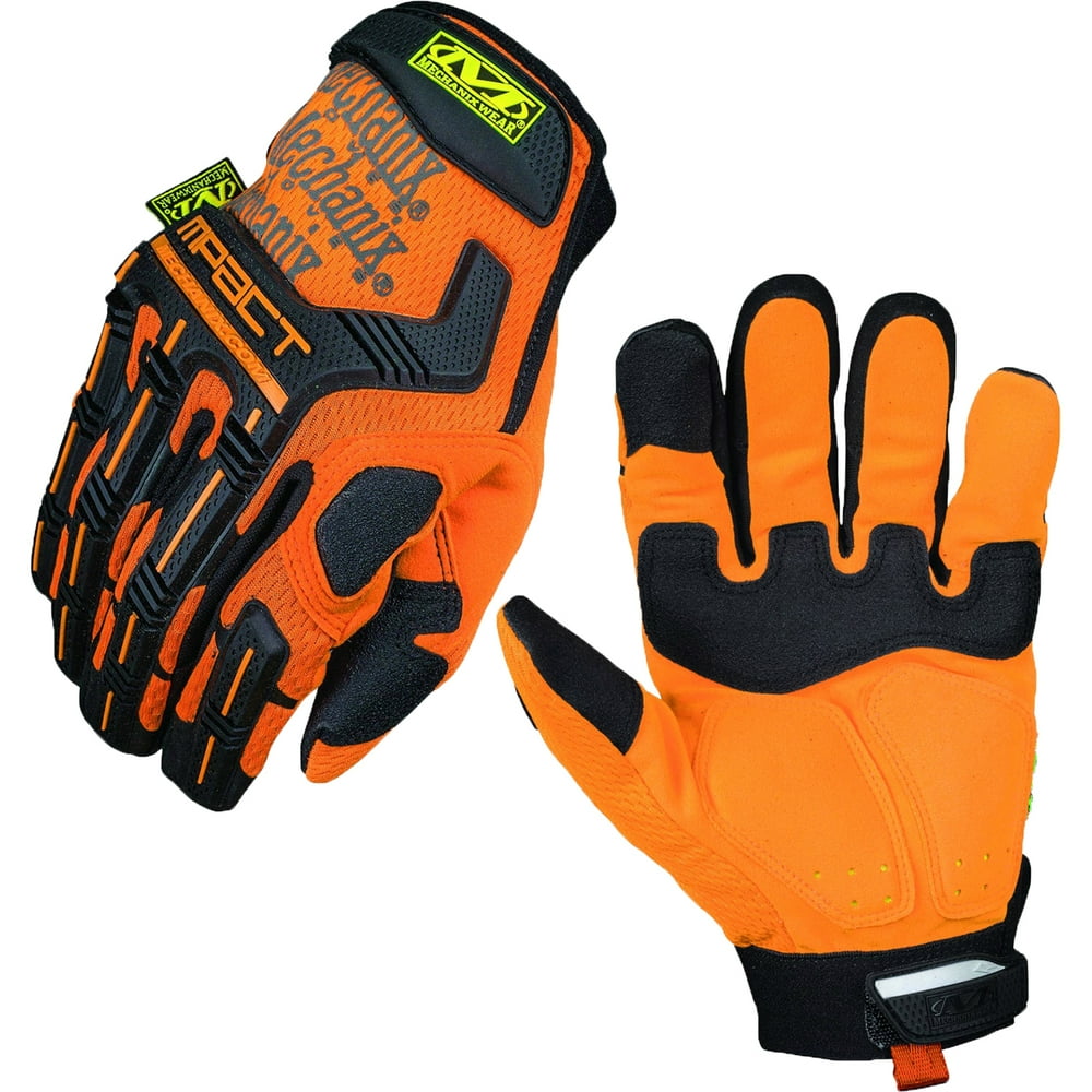 Mechanix Wear HiViz Orange MPact® Gloves