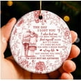 thumbnail image 5 of Memorial Ornament Remembrance Hanging Decoration Sympathy Keepsake for Lost Loved One Heartfelt Message Pendant for Home Wall Display Gift Memorial Decoration Ornament, 5 of 5