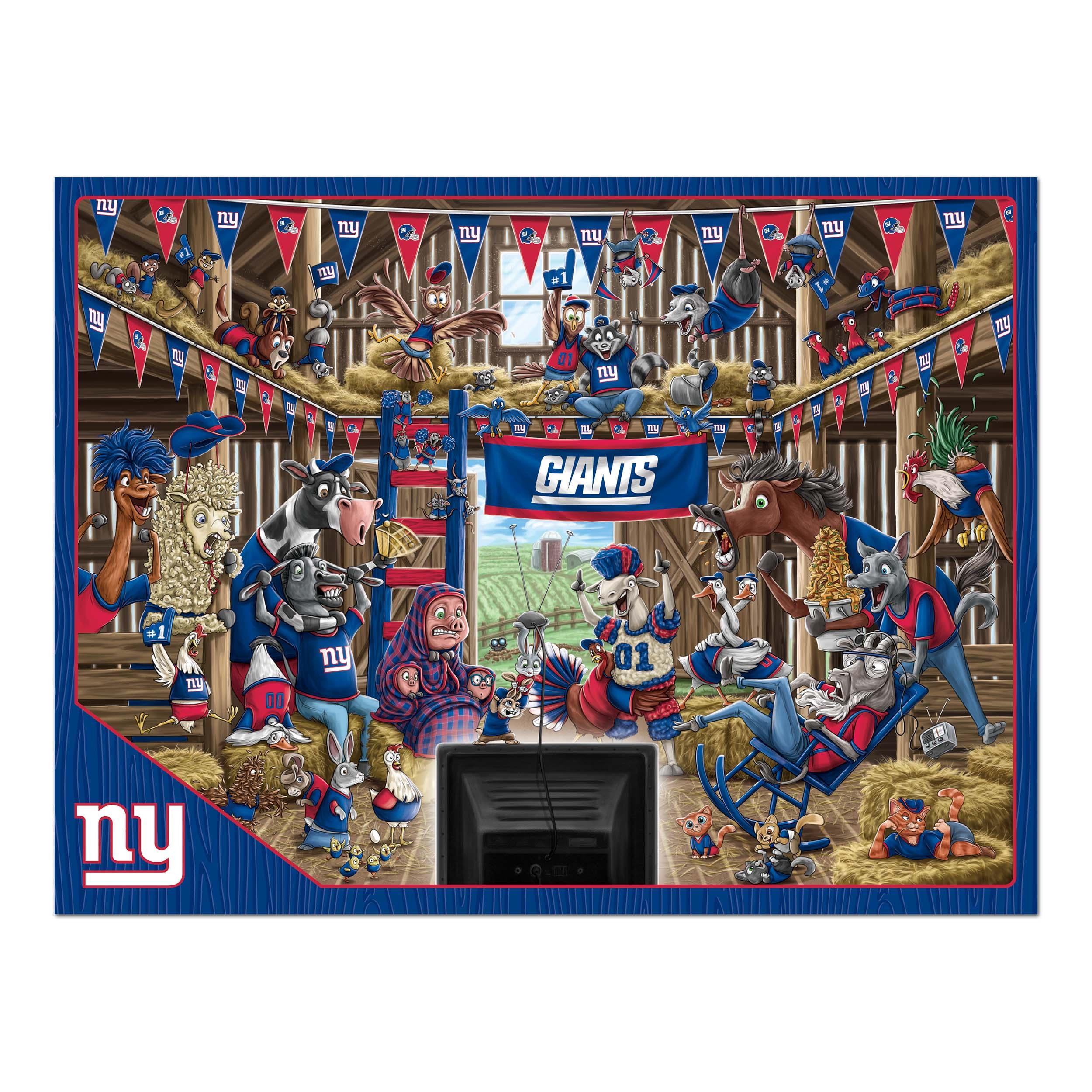 YouTheFan NFL New York Giants Barnyard Fans Puzzle - 500 Piece