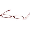 thumbnail image 2 of ZUVGEES Easy Carry Mini Compact Slim Reading Glasses—Lightweight Portable Readers with w/Pen Clip Tube Case, 2 of 6