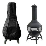 benefit-X Chiminea Cover Waterproof, Fire Pit Cover, Protective Chimney Fire Pit Heater Cover Stove Cover Dustproof, for Garden Backyard