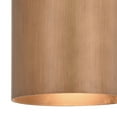 thumbnail image 6 of Homestock Country Cottage 14.25-In H Warm Brass Outdoor Mid Century Modern 2 Light Outdoor Cylinder Wall Sconce, Up-Down Lighting, 6 of 9