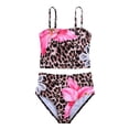 thumbnail image 3 of Shadoumai Girls Tankini Swimsuits Size 14-16 Ruffle Girls' Swimwear Bikini Tie-Straps Tankini for Girls 2pcs Girls Bathing Suit&nbsp;size 6 Contrast Trim Swimwear Shorts and Skirt, 3 of 8