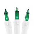 thumbnail image 3 of Novelty Lights Green 20 Light Incandescent Craft Mini Christmas String Lights White Wire 8.5 feet, 3 of 4