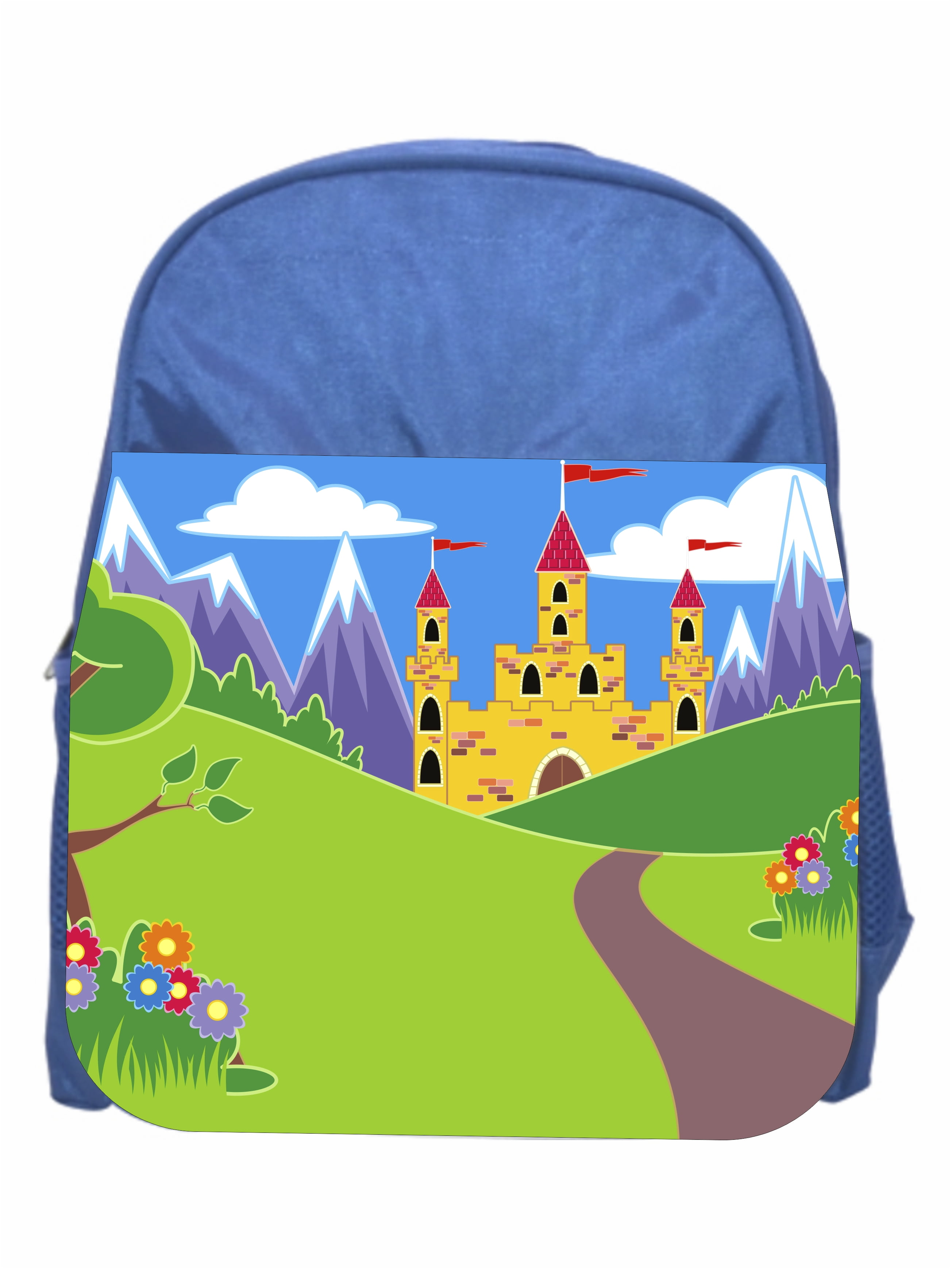 Palace Girls Blue Preschool Toddler Children's Backpack & Lunch Box Set