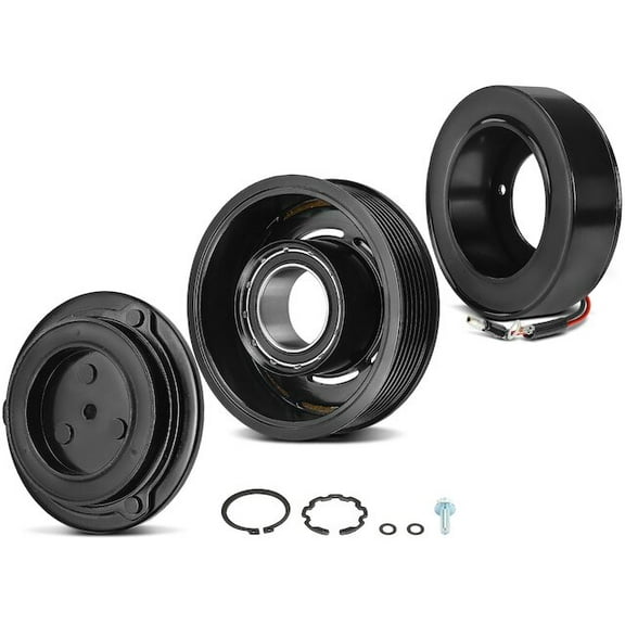 A/C Compressor Clutch Kit One Set - Compatible with 2005 - 2015 Toyota Tacoma 2006 2007 2008 2009 2010 2011 2012 2013 2014
