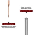 thumbnail image 4 of Nariz cuadrada Extremo Molino 4mm Vástago 1,5mm x 25mm AlTiSin Recubierto Sólido Carburo 4 Flautas Extra Largo Fresado para Inoxidable Acero Aleación Endurecido Acero, 4 of 6