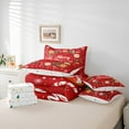 thumbnail image 6 of Manfei Xmas Dessert Biscuit 7-Piece Twin Bedding Sets,Merry Christmas Bedding Comforter Set,Kawaii Candy Cane Sheet Sets,Ultra Soft Home Decor Reversible, 6 of 8
