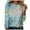 44-Light Blue, variant on AOOCHASLIY Women's Blouse Fashion Women Casual Long Sleeve Printing Round Neck Loose T-Shirt Tops