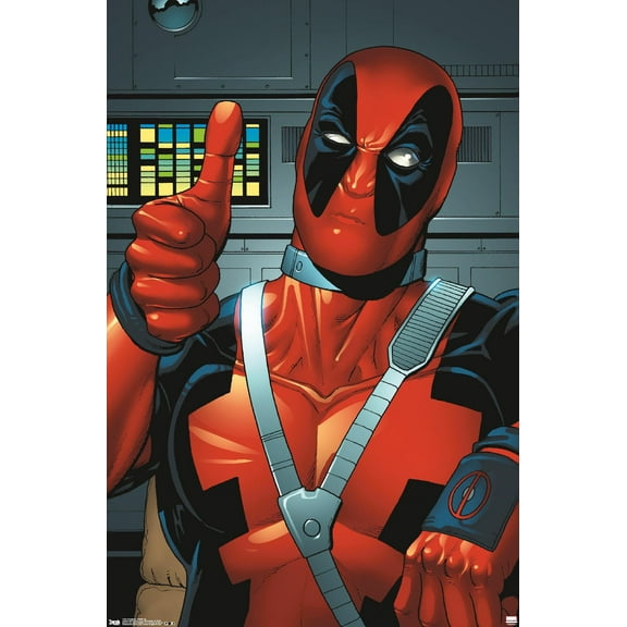Marvel Comics - Deadpool - Thumbs Up Wall Poster, 22.375" x 34"