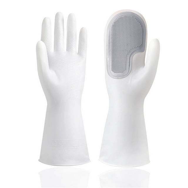 Brush Dishwashing Gloves Dishwashing Gloves Pvc Dishwashing Gloves Pvc Housework Gloves Housework Gloves Brush Dishwashing Gloves PVC Thickened For Kitchen Housework Tools