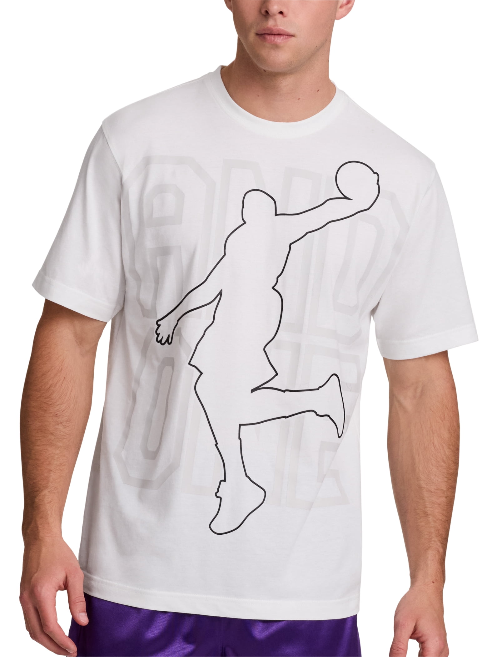 AND1 Men's and Big Men's Graphic T-Shirt, up to Size 5XL