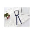 thumbnail image 5 of INSPIRE CHIC Unisex Pre-tied String Bow Tie String Tie Solid Color Bowknots Dark Blue One Size, 5 of 5