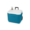 thumbnail image 2 of Coleman Chiller 60-Quart Cooler With Wheels, Ocean Blue, 2 of 5