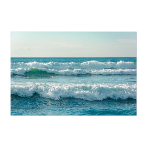 Blue Thirds - Imperial Beach California Photography Unframed Wall Art Print 5 x 7 inches
