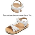 thumbnail image 4 of Girls Sandal Open toe Strap Toddler Summer Shool Flats, 4 of 7