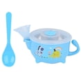 thumbnail image 1 of Ensemble de Vaisselle pour Enfants en Acier Inoxydable Mignon Dessin Animé Bol Cuillère pour Bébé à la Maison, 1 of 8