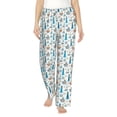 thumbnail image 2 of Lsque Lighthouse And Sea Print Women's Pajama Pants, Lounge Pant - Comfortable Home Wear,Elastic Waistband, Stylish Design-X-Large, 2 of 9