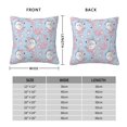 thumbnail image 2 of Pofeuu Summer Cute Unicorns Print Double-sided plush pillowcase Square Throw Pillow Covers Pillows Cover for Living Room Bedroom Sofa Couch Cushion Cover（No pillow core）-26"x26", 2 of 7