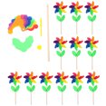 thumbnail image 4 of EeaseMX 12 piezas de molinillos de viento de arcoíris para jardín infantil, decoración de jardín, 4 of 7