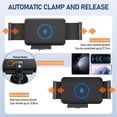 thumbnail image 4 of Soporte de carga rápida inalámbrica para coche de 15 W: soporte con sujeción automática para teléfonos de 4,3 a 6,9 pulgadas, 4 of 6