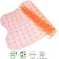 thumbnail image 3 of Bathtub Mats for Shower Tub Non-Slip Bath Mat 39 x 16 Inch Extra Long Shower Mat, Bath Tub Mat for Bathroom with Machine Washable, BPA Free for Kids (Pink), 3 of 5