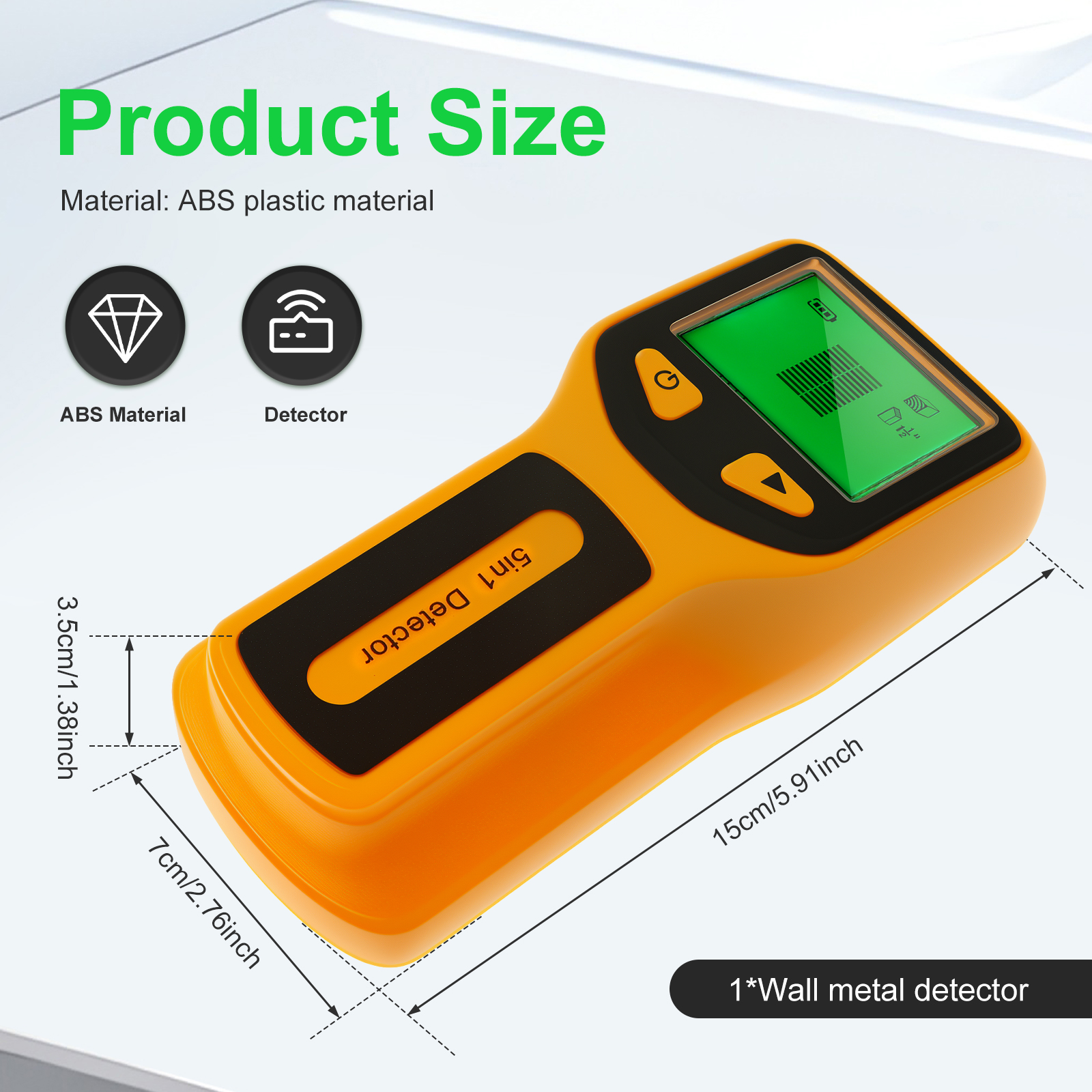 TMWEFUSC 5-in-1 Wall Stud Finder with LCD Display photo 2