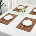 thumbnail image 7 of Unique Bargains Farmhouse Placemats Set of 8 for Dining Table Decor Brown 18x12in, 7 of 7