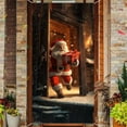 thumbnail image 5 of Grrvtrz Christmas Santa Claus Door Cover Door Hanging Santa Claus Background for Home Front Door Holiday Christmas Decorations,Decoration Supplies,Home Decor, 5 of 5
